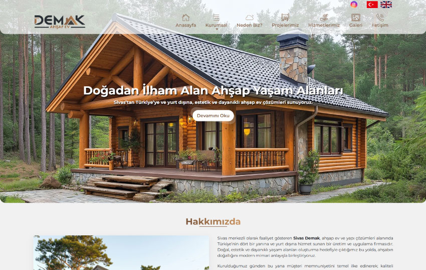 Sivas Demak Ahşap Ev