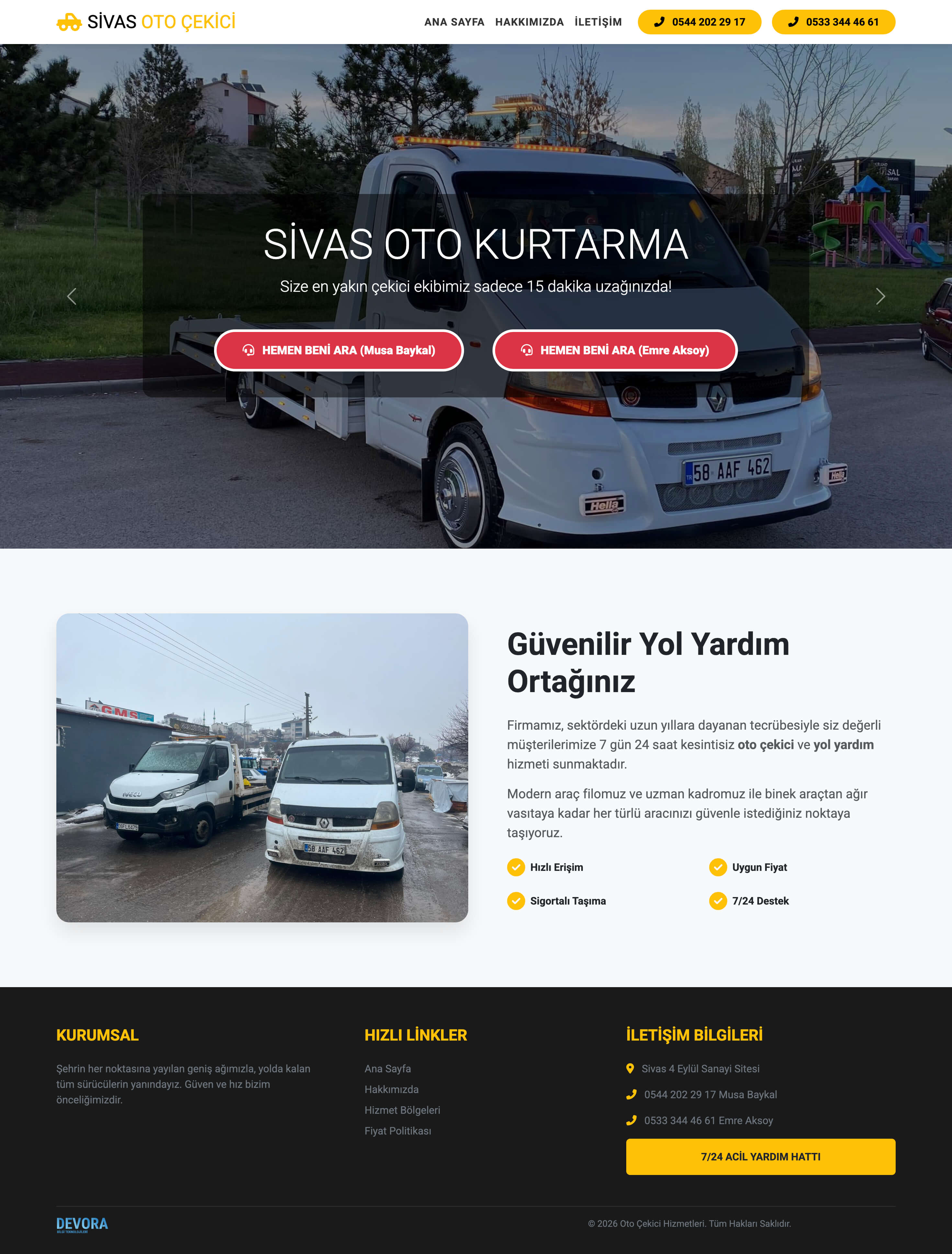 Sivas Oto Kurtarma